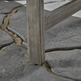 thumbnail image 5 of Martina Outdoor Rustic Acacia Wood Chaise Lounge, Light Gray and Mixed Black, 5 of 10