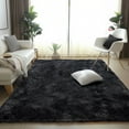 thumbnail image 3 of ZENELESS Area Rug for Living Room 6x9 Non Slip Large Fluffy Rugs Shaggy Carpet Indoor for Bedroom Black, 3 of 8