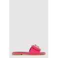 thumbnail image 2 of Women's Metallic Buckle Band Slide Sandals, 2 of 3