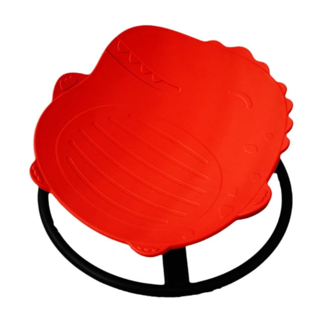 Silla giratoria para niños, juguetes sensoriales, silla de ciencia, juguete de equilibrio, equipo físico, taburete giratorio, asiento para niñas y Rojo