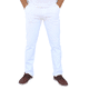 thumbnail image 1 of Pantalón de gabardina stretch John Silver  Corte recto color blanco, 1 of 5