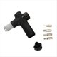 thumbnail image 1 of Llave Dinamométrica Ajustable para Bicicleta, Llave Dinamométrica en T de 4/5/6 Nm, Kit de Mantenimiento de Bicicleta Portátil, Negro, 1 of 5