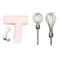 thumbnail image 4 of Electric Hand Mixer, Cordless Hand Mixer Curved Edges Fast Stirring 1500mah Lithium Battery 4 Modes  For Cake Baking For Kitchen Pink, 4 of 8