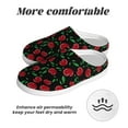 thumbnail image 6 of Lsque Cherry Pattern Womens Comfort Cotton on Scuff With Memory Foam and Anti-skid Sole Slipper-46/47, 6 of 7
