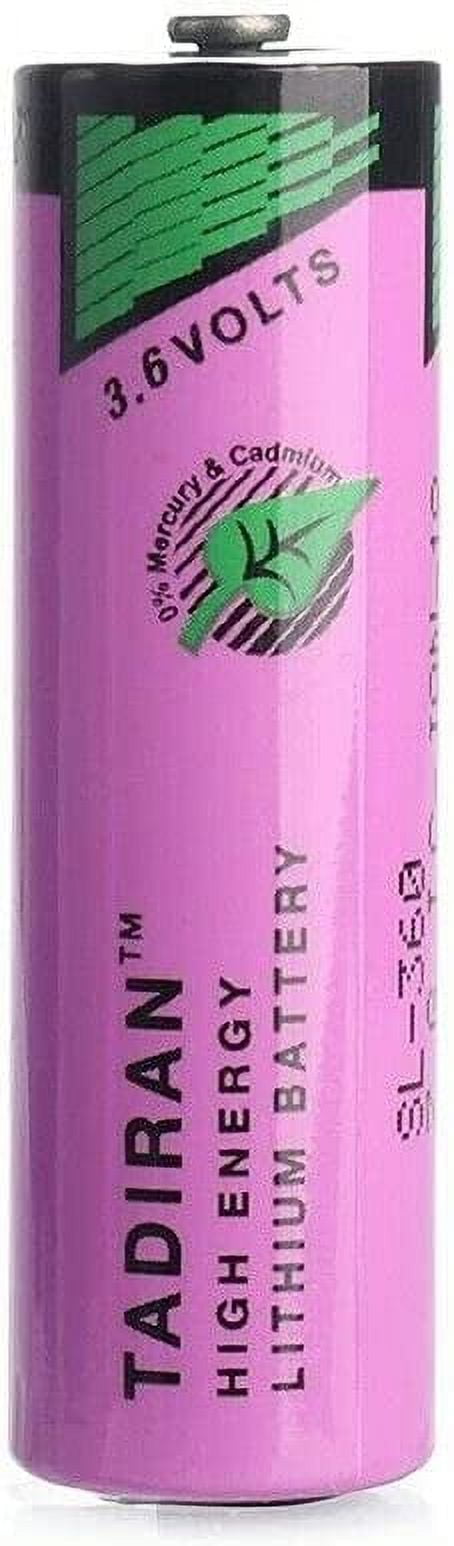 (2-Pack) 3.6V 2400mAh TL-5903 AA Lithium Battery for Tadiran TL-5903 SL-360 S7-400 ER14505 TL-2100 6ES7971-0BA00, for Siemens S7-400 PLC Machine, CNC Machine