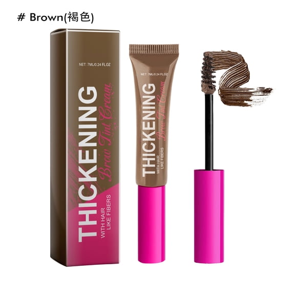 Alvantor Eyebrow Tint Gel, Long Lasting Waterproof Smudge-proof, Brown 0.24fl.oz