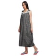 thumbnail image 4 of Moomaya Chemise de Nuit d'Allaitement à Col Rond Imprimé pour Femmes en Coton, 4 of 5