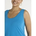 thumbnail image 3 of Terra and Sky Women's Plus Size Cotton Knit Tank Dress, 3 of 4