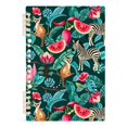 thumbnail image 7 of FORMRS 1-Subject Spiral Notebook 8" x 5" College Ruled 60 Refillable Sheet A5 Hard Cover, Green Tropical Pattern, 7 of 7