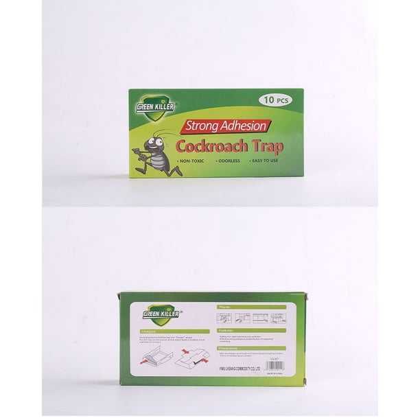 Cafard Killer Bait Répulsif Killing Trap Pest Control Green Leaf Powder 10  /50 Packs 10pcs