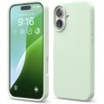 thumbnail image 1 of KOMI Compatible with iPhone 16 Pro Max Case, Premium Liquid Silicone Case, Full Body Protective Cover, Shockproof, Slim Phone Case, Anti-Scratch Soft Microfiber Lining, 6.9 inch Soft Mint, 1 of 5