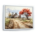 thumbnail image 2 of Designart "Farmstead horizon I" Landscapes Floater Framed Wall Decor, 2 of 7