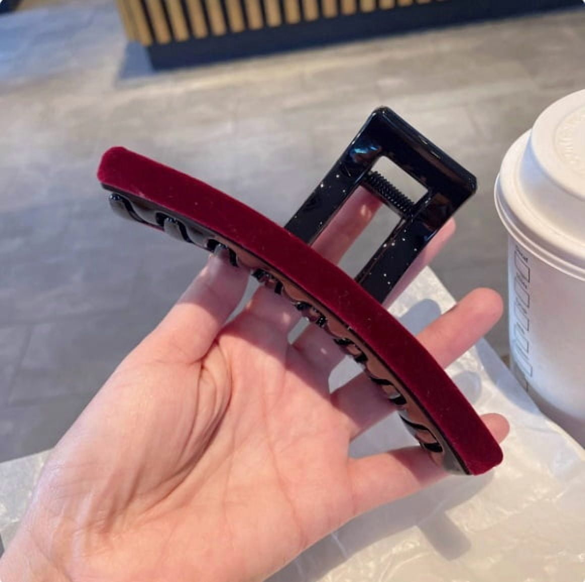 Large Shark Clip for Thick Hair - Strong Grip Hair Claw for Everyday Use