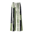 thumbnail image 4 of Trikvn Women Casual Pants Boho High Rise Drawstring Elastic Waist Wide Leg Pants with Pockets Flowy Lounge Vacation Fashion Beach Travel Trousers, 4 of 6