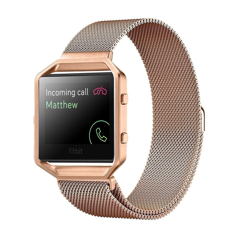 Mignova Fitbit Blaze Accessories Watch Band, Milanese Loop Stainless