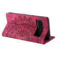 thumbnail image 6 of Case for Google Pixel 6 Pro Wallet Case for Women Girls with Card Holder, Embossed Flower Pattern Magnetic Flip PU Leather Purse Protective Phone Cover for Google Pixel 6 Pro, Red, 6 of 10
