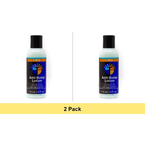 ORS Tea Tree Oil Anti Bump Lotion, 4 Oz. - 2 Pack
