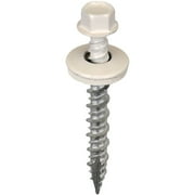 Acorn International 1-1/2 In. Washered White Metal To Wood Screw (250 Ct.)