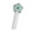 Green, variant on Ball Design Cooling Tool With Replaceable Decals Battery Operated Small Fan For Travel And Camping