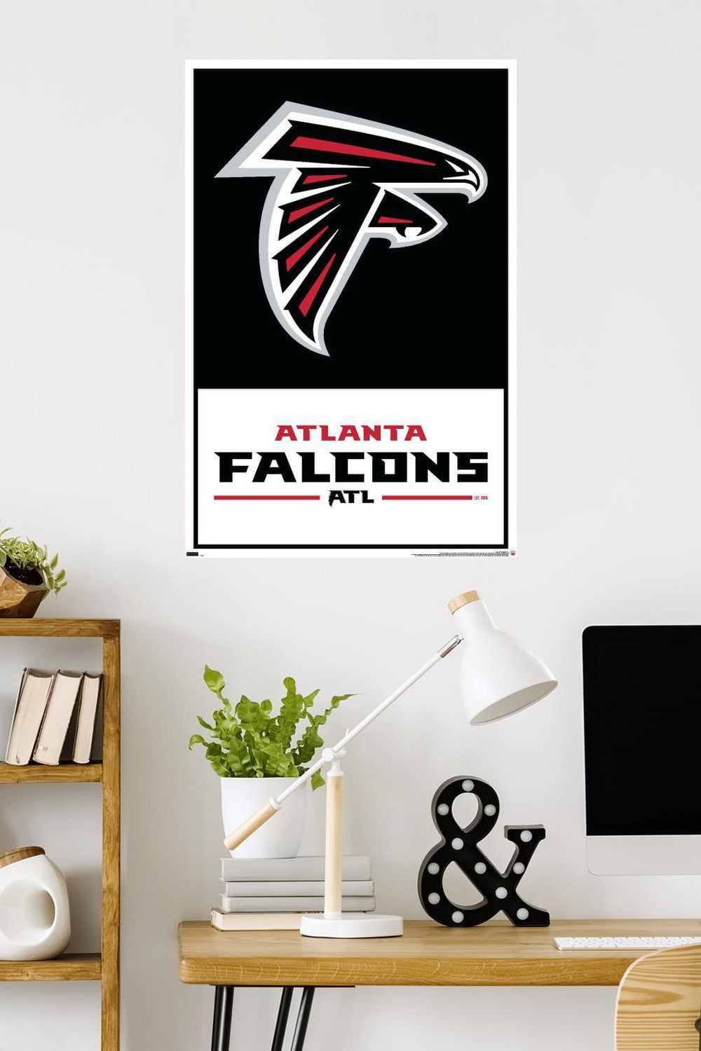 NFL Atlanta Falcons - Logo 21 Wall Poster, 22.375" x 34"