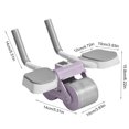 thumbnail image 3 of Entrenador abdominal 2 en 1, hasta 100 kg, rodillo de ejercicio abdominal de rebote automático, 3 of 6