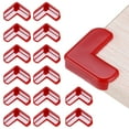 thumbnail image 1 of Uxcell Protecteurs d'Angle 16 Pcs Protecteurs d'Angle de Table Protections de Meubles et Pare-Chocs (en Forme de L, Rouge), 1 of 6