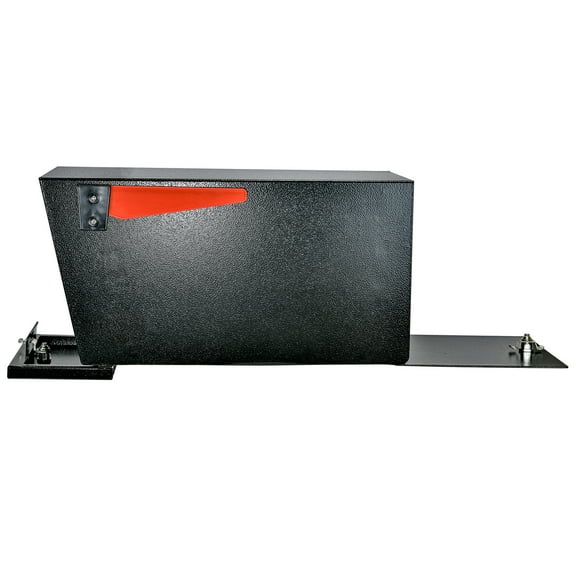 Mail Manager Street Safe Latitude Locking Security Mailbox (Front & Rear Access), Black