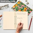 thumbnail image 4 of FORMRS 1-Subject Spiral Notebook 8" x 5" College Ruled 60 Refillable Sheet A5 Hard Cover, Pink Oranges, 4 of 7