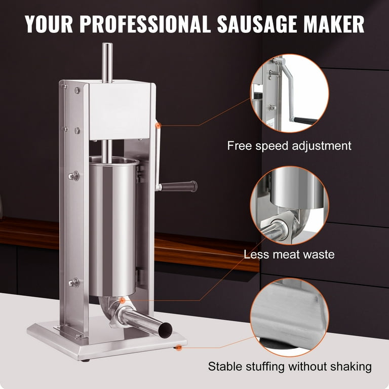 BENTISM 8lbs/5L Vertical Commercial Home Sausage Stuffer 2 BENTISM 8lbs/5L Vertical Commercial Home Sausage Stuffer 2