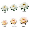 thumbnail image 4 of Toystoory Soporte para quemador de incienso de peonía, incensario de estilo chino, decoración artesanal de flores, decoración del hogar, sala de estar, Decoración del hogar Blanco S Toystoory HA074981-01, 4 of 6