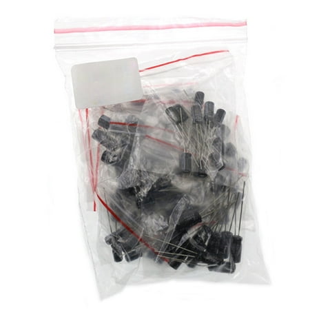 

Toma 120PCS/Box Aluminum Electrolytic Capacitor Assorted Kit 0.22uF-470uF DIY Electronic Circuit Home Professional Accessories