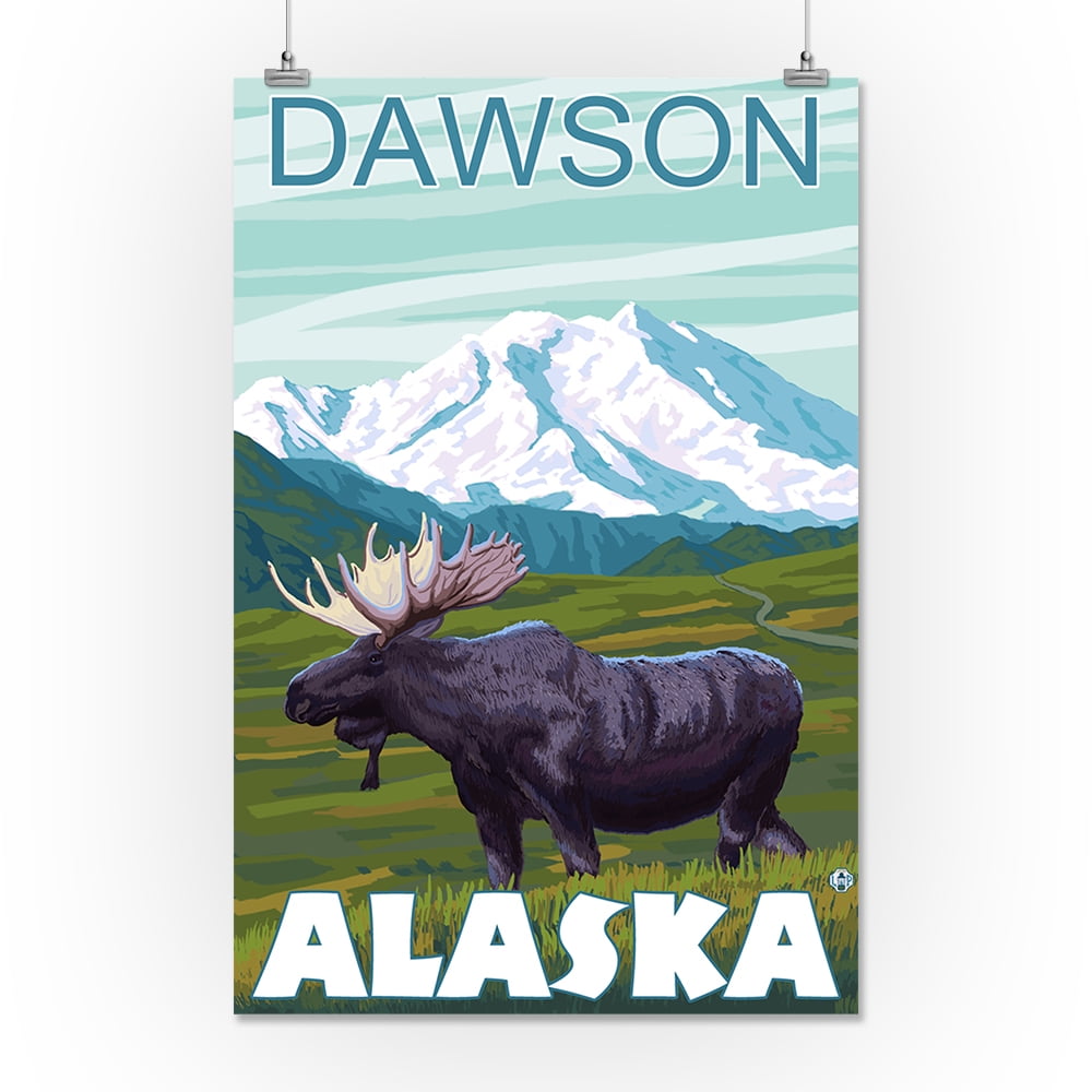 Alaska State Moose Flag Deluxe Printing Small Purse Portable Receiving Bag Alaska State Moose Flag Deluxe Printing Small Purse Portable Receiving Bag