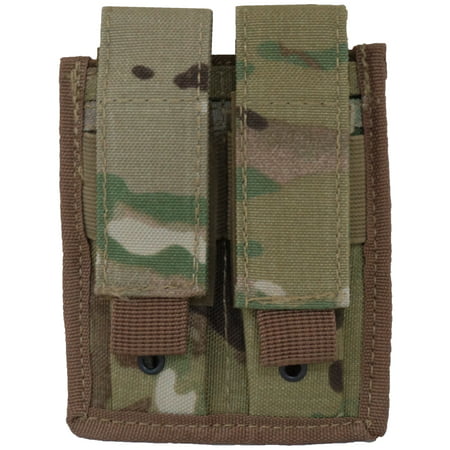 Every Day Carry Tactical Velcro & MOLLE Double Pistol Magazine Pouch -