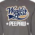thumbnail image 4 of Inktastic Peepaw Grandfather Long Sleeve T-Shirt, 4 of 5