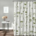 thumbnail image 2 of Fabric Shower Curtain for Bathroom, Sage Green Mushroom Custom Shower Curtain Set with Hooks, Luxury Bathroom Curtains, Retro Waterproof Polyester Bathroom Accessories, 72x72inch, 2 of 6