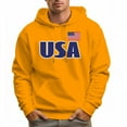 thumbnail image 6 of Men's 100% Cotton USA National Flag Hoodie 330g Thick Pocket Hood, 6 of 16