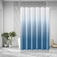 thumbnail image 3 of Rideau de Douche en Polyester Dégradé Bleu Gris KSEERBABALL, 72 Pouces x 72 Pouces Imperméable, 3 of 5
