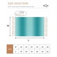 thumbnail image 2 of Teal Ombre Hallway Runner Rug 2'x5', Modern Abstract Art Farmhouse Gradient Washable Kitchen Runner Rug with Tassels, Laundry Room Rugs Woven Cotton Carpet for Bedroom Entryway Front Door, 2 of 9