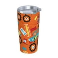 thumbnail image 2 of Kll Monster Truck,Truck Cartoon Stainless Stainless Steel Vacuum Insulated Coffee Cup 20 Oz Lids And Straws,1 Metal Straws,1 Cleaning Brush, 2 of 9