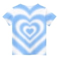 thumbnail image 7 of YAYUBA Shirts for Girls 10-12 Letter Graphic Printed Round Neck Back To School Short Sleeve T Shirt Cotton Dress Shirt Preppy Girls Summer Tops T-Shirts, 12-13 Years, Blue, 7 of 7