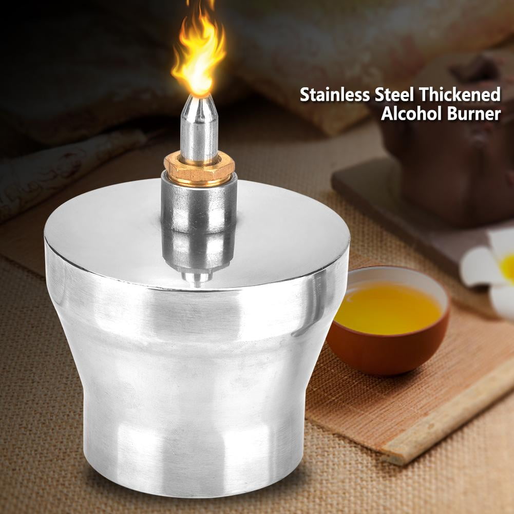 FAGINEY Dental Alcohol Lamp,Alcohol Lamp,450ml Stainless Steel