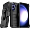 thumbnail image 1 of Samsung Galaxy S24+ Case with Belt Clip, Kickstand, Screenless, Dual-Layer, Black, 1 of 12