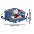 thumbnail image 4 of relayinert Christmas Themed Face Mask Dustproof Breathable Printing Mask with Elastic Ear Band Type 7, 4 of 7