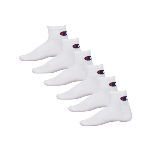 Champion, Adult Men's, Athletic Ankle Sock, 6-Pack, Size 6-12