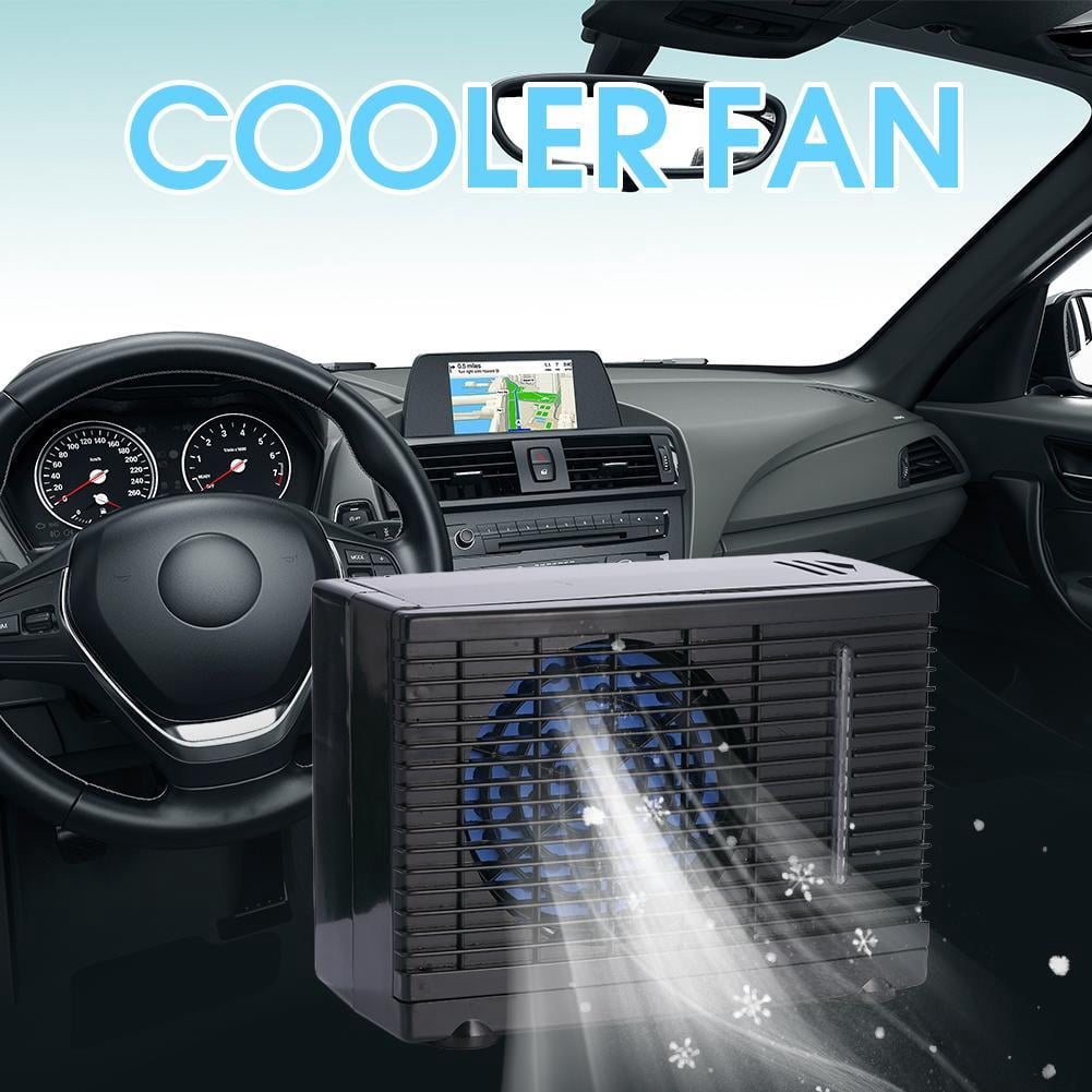 Portable Car Air Conditioner Fan, 12V Water Cooling Fan for Trucks, RVs, SUVs, Boats - Personal Evaporative Cooler for Summer Travel