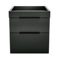 thumbnail image 5 of Boyd Sleep Capri Modern Double Drawer Nightstand, Black, 5 of 8