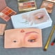 thumbnail image 1 of Tablero De Práctica De Maquillaje De Silicona Para Cara Y Ojos, Tablero De Práctica De Maquillaje Realista Y Reutilizable, Entrenamiento De Pintura Facial, Tablero De Práctica ANGGREK Face Eye Makeup Practice Board, 1 of 8