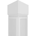 thumbnail image 4 of Ekena Millwork 12"W x 9'H Craftsman Classic Square Non-Tapered Arts & Crafts Fretwork Column w/ Standard Capital & Standard Base, 4 of 8