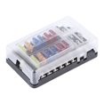 thumbnail image 3 of LAFGUR Fuse Box Holder 12 Way Blade W/LED Light Waterproof Block Universal For Automotive Marine Yacht Auto Fuse Set, 3 of 8