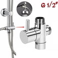 thumbnail image 4 of Lefu 3 Way T-adapter Bath 1/2 Shower Head Mount Valve Diverter ABS Converter, 4 of 9